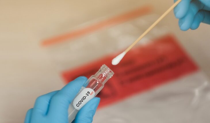 COVID-19 Nasal swab laboratory test in hospital lab